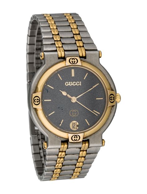 gucci 9000m men's|Gucci 9000 quartz watch.